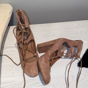 Lace up heels
